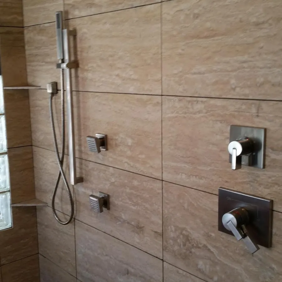 Shower fixture installation for Gas Line Repair in Iowa City